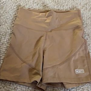Xs KEFI tan shorts
